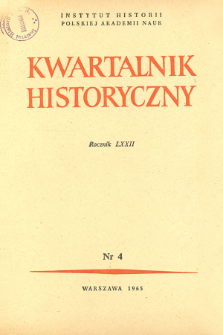 Z zagadnień publicystyki historycznej