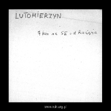 Lutomierzyn. Files of Plonsk district in the Middle Ages. Files of Historico-Geographical Dictionary of Masovia in the Middle Ages