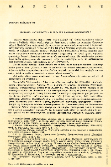 Kwartalnik Historyczny R. 75 nr 2 (1968), Materiały