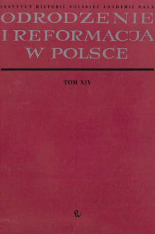 Materiały do dziejów kalwinizmu w Wielkim Księstwie Litewskim w XVII wieku