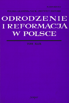 Wilno 1585 Colloqium - Lutheran and Reformed discord over sacramental theology in Lithuania