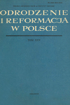 Praca jako kategoria egzystencji chrześcijańskiej i rewolucji społecznej w średniowieczu (Przyczynki do studium syntetycznego)