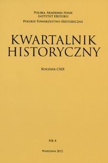 Rywalizacja austriacko-niemiecka o Kościół katolicki w Królestwie Polskim w raportach przedstawicieli monarchii habsburskiej w Warszawie (sierpień 1915 - październik 1916 r.)