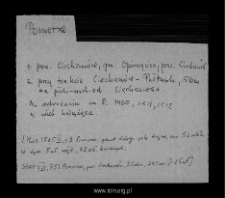 Pomorze. Files of Ciechanow district in the Middle Ages. Files of Historico-Geographical Dictionary of Masovia in the Middle Ages