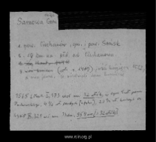 Sarnowa Góra. Files of Ciechanow district in the Middle Ages. Files of Historico-Geographical Dictionary of Masovia in the Middle Ages