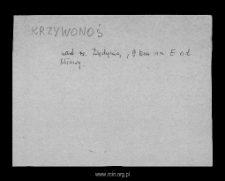Krzywonoś. Files of Mlawa district in the Middle Ages. Files of Historico-Geographical Dictionary of Masovia in the Middle Ages