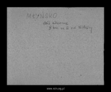 Młyńsko. Files of Mlawa district in the Middle Ages. Files of Historico-Geographical Dictionary of Masovia in the Middle Ages
