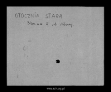 Otocznia Stara. Otocznia Stara. Files of Mlawa district in the Middle Ages. Files of Historico-Geographical Dictionary of Masovia in the Middle Ages