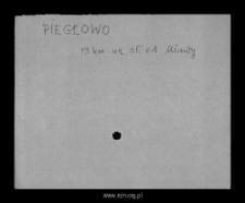 Piegłowo. Files of Mlawa district in the Middle Ages. Files of Historico-Geographical Dictionary of Masovia in the Middle Ages