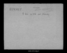 Rukały, now part of Windyki. Files of Mlawa district in the Middle Ages. Files of Historico-Geographical Dictionary of Masovia in the Middle Ages