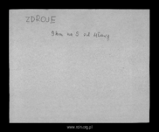 Zdroje. Kartoteka powiatu mławskiego w średniowieczu. Kartoteka Słownika historyczno-geograficznego Mazowsza w średniowieczu