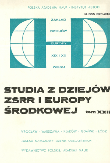Liczebność i rozsiedlenie Polak&oacute;w w Imperium Rosyjskim w XIX i początkach XX wieku