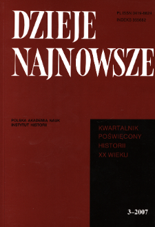 Stanisław Patek &ndash; szkic do biografii: stan badan, źr&oacute;dła, problemy badawcze