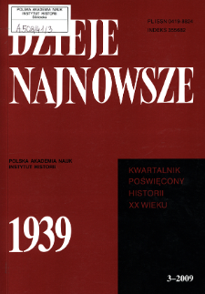 Dzieje Najnowsze : [kwartalnik poświęcony historii XX wieku] R. 41 z. 3 (2009), Recenzje