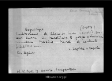 Boguszyce. Files of Lomza district in the Middle Ages. Files of Historico-Geographical Dictionary of Masovia in the Middle Ages