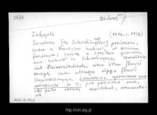 Zabiele. Files of Ostroleka district in the Middle Ages. Files of Historico-Geographical Dictionary of Masovia in the Middle Ages