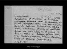 Gniazdowo. Kartoteka Słownika historyczno-geograficznego Mazowsza w średniowieczu. Kartoteka powiatu łomżyńskiego w średniowieczu