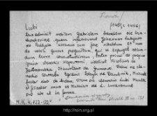 Łuby-Kurki. Files of Historico-Geographical Dictionary of Masovia in the Middle Ages. Files of Lomza district in the Middle Ages