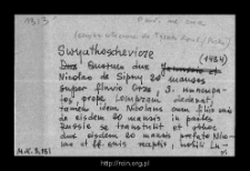 Świętoszewice. Files of Historico-Geographical Dictionary of Masovia in the Middle Ages. Files of Lomza district in the Middle Ages
