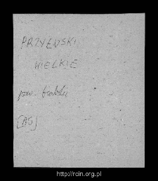 Przyłuski. Files of Biala Rawska district in the Middle Ages. Files of Historico-Geographical Dictionary of Masovia in the Middle Ages