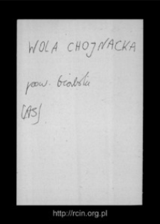 Turowa Wola. Files of Biala Rawska district in the Middle Ages. Files of Historico-Geographical Dictionary of Masovia in the Middle Ages