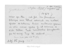 Gostkowo, now part of village Ostrożne. Files of Nur district in the Middle Ages. Files of Historico-Geographical Dictionary of Masovia in the Middle Ages