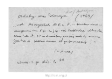 Ołdaki-Polonia. Files of Nur district in the Middle Ages. Files of Historico-Geographical Dictionary of Masovia in the Middle Ages