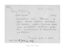 Żelazy-Brokowo. Files of Nur district in the Middle Ages. Files of Historico-Geographical Dictionary of Masovia in the Middle Ages