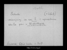 Sokule. Files of Sochaczew district in the Middle Ages. Files of Historico-Geographical Dictionary of Masovia in the Middle Ages