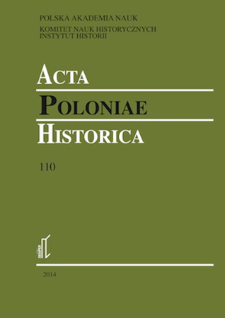 Acta Poloniae Historica. T. 110 (2014), Title pages, Contents