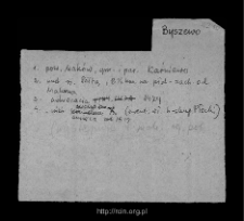 Byszewo. Files of Przasnysz district in the Middle Ages. Files of Historico-Geographical Dictionary of Masovia in the Middle Ages