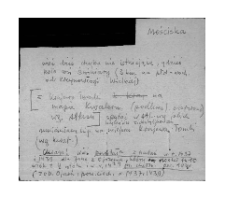 Mościska. Files of Przasnysz district in the Middle Ages. Files of Historico-Geographical Dictionary of Masovia in the Middle Ages