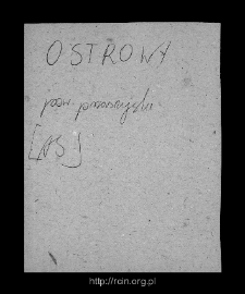 Ostrowe-Dyle, now part of a village Ostrowe-Stańczyki. Files of Przasnysz district in the Middle Ages. Files of Historico-Geographical Dictionary of Masovia in the Middle Ages