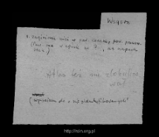 Wzg&oacute;rz. Files of Przasnysz district in the Middle Ages. Files of Historico-Geographical Dictionary of Masovia in the Middle Ages