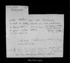 Wronowo. Files of Przasnysz district in the Middle Ages. Files of Historico-Geographical Dictionary of Masovia in the Middle Ages