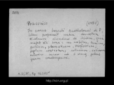 Przasnysz 1482-1488. Files of Przasnysz district in the Middle Ages. Files of Historico-Geographical Dictionary of Masovia in the Middle Ages