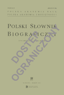 Polski Słownik Biograficzny T. 51 (2016-2017), Śliwniak Józef - Śnieżko Aleksander
