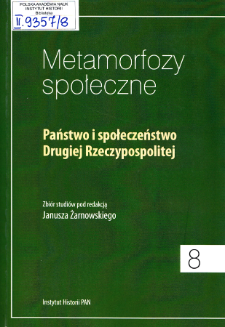 Państwo i jego rola w świetle prac konstytucyjnych sejmu polskiego w latach 1928-1935