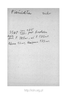 Pieścidła. Files of Zakroczym district in the Middle Ages. Files of Historico-Geographical Dictionary of Masovia in the Middle Ages