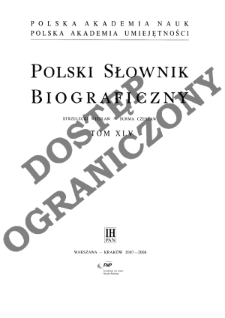 Polski słownik biograficzny T. 45 (2007-2008), Strzelecki Wiesław Marian - Surma Czesław
