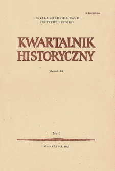 Kwartalnik Historyczny R. 90 nr 2 (1983)