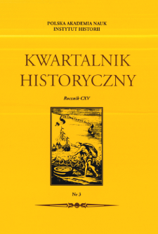 Kwartalnik Historyczny R. 115 nr 3 (2008)