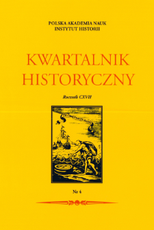 Kwartalnik Historyczny R. 117 nr 4 (2010)