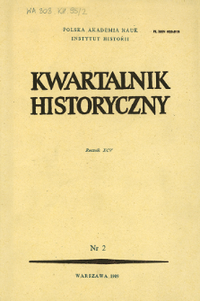 Kwartalnik Historyczny R. 95 nr 2 (1988)