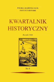 Kwartalnik Historyczny R. 113 nr 3 (2006)