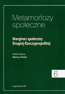 Margines społeczny Drugiej Rzeczypospolitej. Cz. 1, Dyskurs
