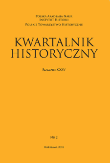 Kwartalnik Historyczny R.125 nr 2 (2018)
