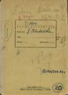 Zeszyty z badań gwarowych; G/20