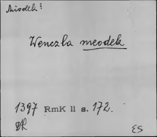 Kartoteka Słownika staropolskich nazw osobowych; Mio - Mir