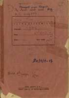 Zeszyty z badań gwarowych; Dx/1